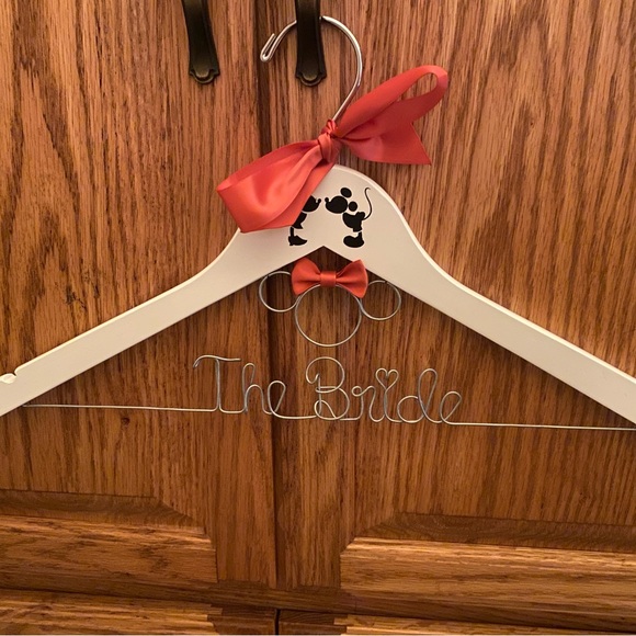 Disney White and Red Bride Hanger - Picture 1 of 1